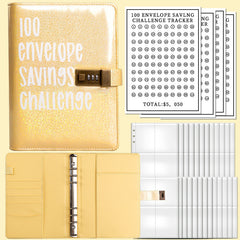 100 Days Saving Challenge Loose-leaf Password Journal Book - Trending Tina