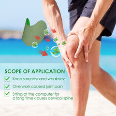 Argy Wormwood Knee Plaster Self-heating Analgesic Skin care lotion Exercise Fitness Joint Care - Trending Tina