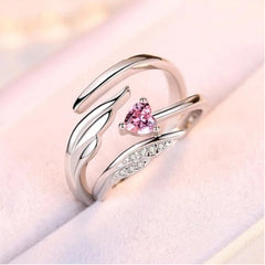 Valentine's Day Gift Elegant Heart Diamond