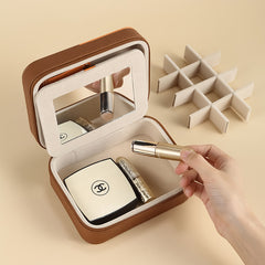 Multifunctional leather simple Korean jewelry box - Trending Tina