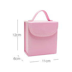 Leather Jewelry Box Portable Folding Jewelry Box Mini Portable Jewelry Bag - Trending Tina