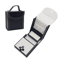 Leather Jewelry Box Portable Folding Jewelry Box Mini Portable Jewelry Bag - Trending Tina