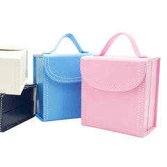 Leather Jewelry Box Portable Folding Jewelry Box Mini Portable Jewelry Bag - Trending Tina