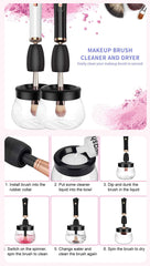 Makeup Brush Cleaning Machine Electric Scrubber - Trending Tina