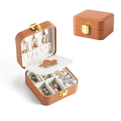 Jewelry Storage Box Pu Leather Ring Box - Trending Tina