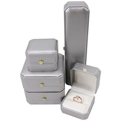 Fashion Octagonal Pu Leather Jewelry Box - Trending Tina