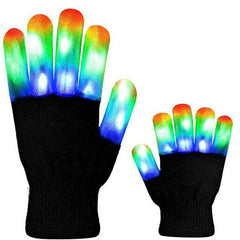 Led Glowing Gloves Rainbow Glowing Gloves