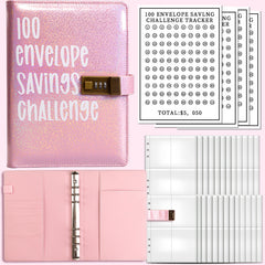 100 Days Saving Challenge Loose-leaf Password Journal Book - Trending Tina