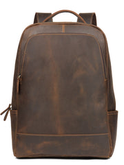 Leather men's backpack leather travel backpack - Trending Tina