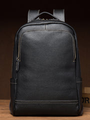 Leather men's backpack leather travel backpack - Trending Tina