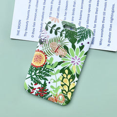 Green Plant Series Simple Fashion Lanyard Card Cover - Trending Tina