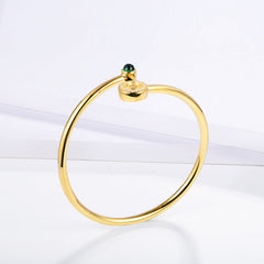 Fashion Emerald Women Bangle Street Bracelet - Trending Tina