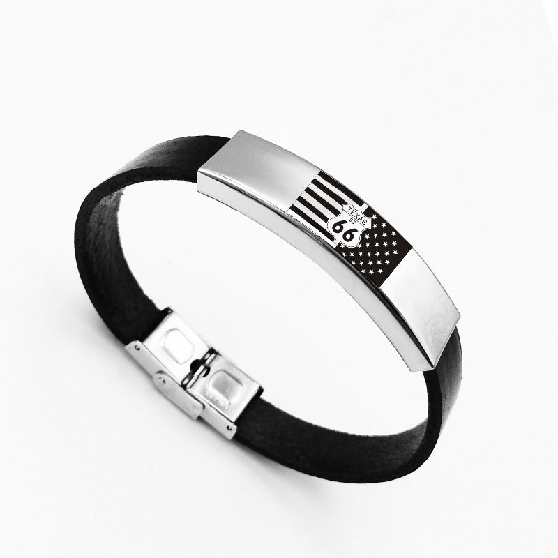 Titanium steel bangle bracelet - Trending Tina