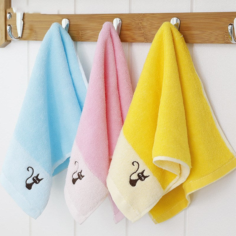 Cotton Absorbent Soft Four-sided Towel For adults - Trending Tina