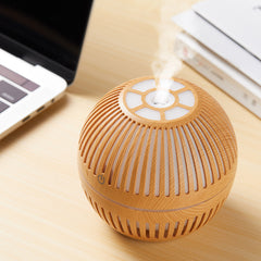 Hollow wood grain aromatherapy humidifier - Trending Tina