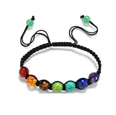 8mm big beads 7 Chakra Bracelet Yoga Bracelet healing balance supernatural Lava Reiki stones Beads Bracelet women jewelry