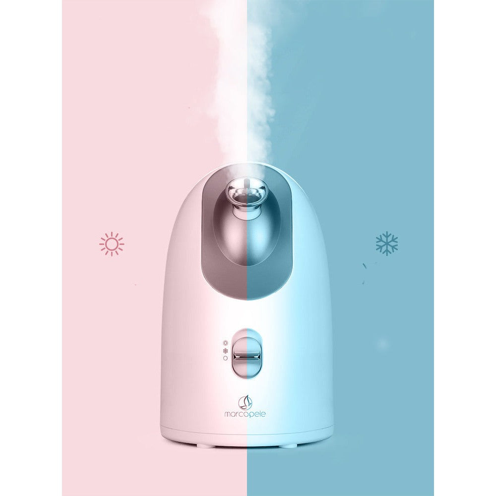 Hot and cold face steamer