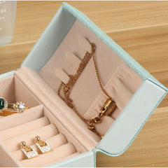 PU leather earring jewelry box - Trending Tina