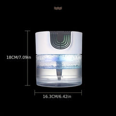 Air Purifier & Essential Oil Diffuser – LED Night Light for Home & Office