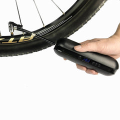 Bike Electric Inflator Bicycle Cycle Air Pressure Rechargeable Cordless Tire Road Bike Car Air Inflator 150PSI - Trending Tina