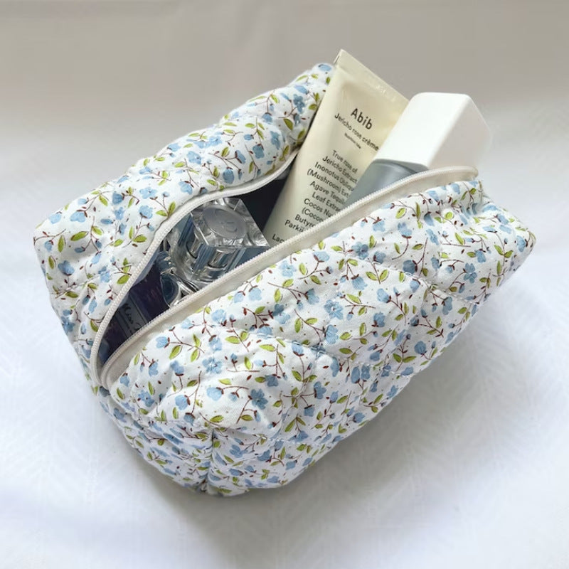 Floral Makeup Travel Skincare Zipper Bag - Trending Tina