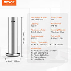Scent Air Machine – Bluetooth Smart Cold Air Diffuser (120ml, 1,000 sq. ft.)