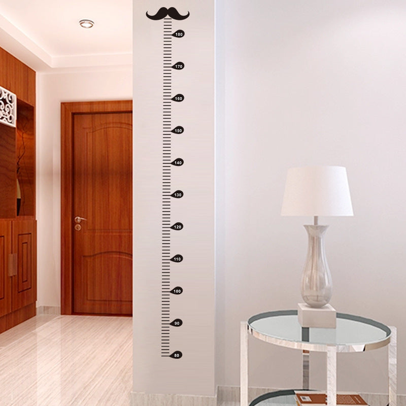 Children's Beard Height Measurement Wall Sticker - Trending Tina