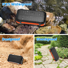 Solar Power Bank 49,800mAh – Wireless, Fast Charge & Flashlight