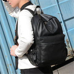 Male leather backpack - Trending Tina