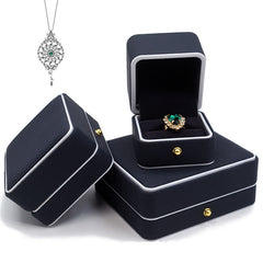 Imitation leather jewelry box - Trending Tina