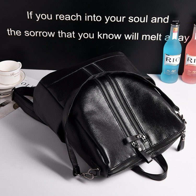 Soft leather backpack - Trending Tina