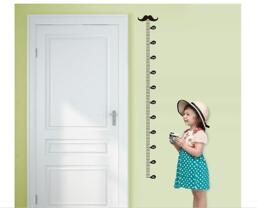 Children's Beard Height Measurement Wall Sticker - Trending Tina