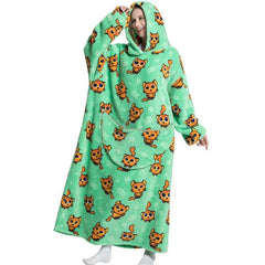 Fleece Hooded Wearable Blanket Sweatshirt - Trending Tina