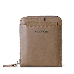 Men's Short Casual Fashion Zipper Wallet - Trending Tina