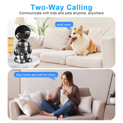 Smart Robot Camera – 3MP WiFi Baby Monitor & Home Security PTZ