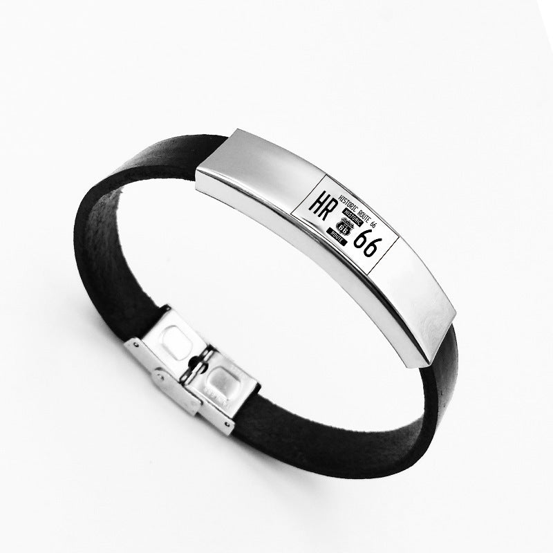 Titanium steel bangle bracelet - Trending Tina