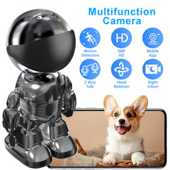 Smart Robot Camera – 3MP WiFi Baby Monitor & Home Security PTZ