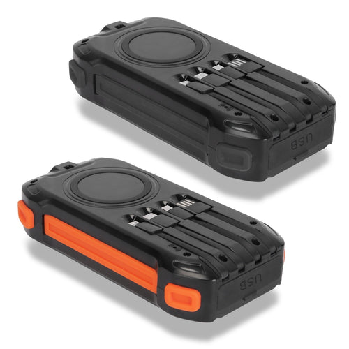 Solar Power Bank 49,800mAh – Wireless, Fast Charge & Flashlight