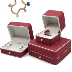 Imitation leather jewelry box - Trending Tina