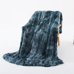 Warm Fluffy Shaggy Throw Blanket Bedspread Faux Fur Sofa Nap Blanket Bed Cover - Trending Tina