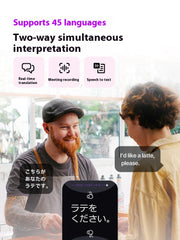 Intelligent AI Bluetooth-compatible Earphone Noise Reduction Real-time Translation