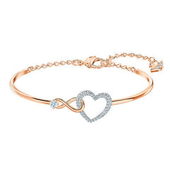 Female Eternal Love Heart Bracelet Bangle