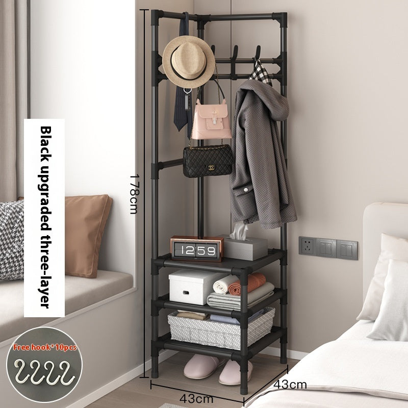 Corner Coat Rack Multi-layer Assembly Hanging Bedroom - Trending Tina