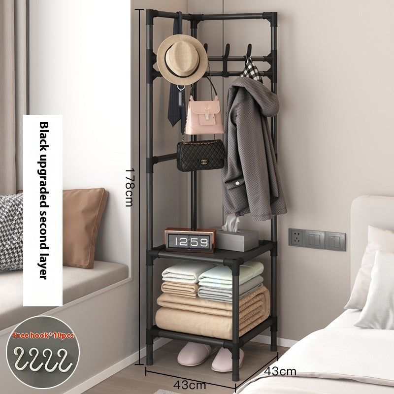 Corner Coat Rack Multi-layer Assembly Hanging Bedroom - Trending Tina