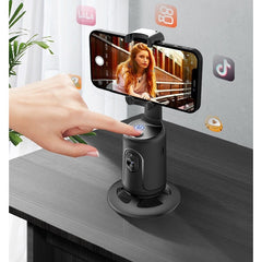 360 Auto Face Tracking Gimbal AI Smart Gimbal Face Tracking Auto Phone Holder For Smartphone Video Vlog Live Stabilizer Tripod