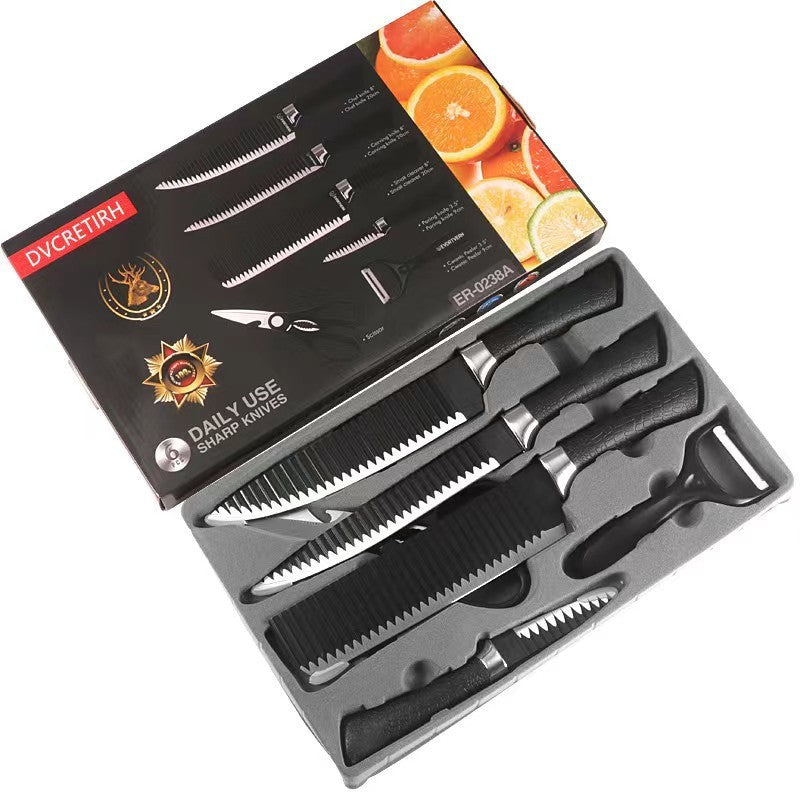 Stylish Stainless Steel Kitchen Knife Set - Trending Tina