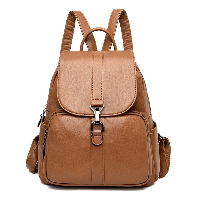 Sheepskin backpack soft leather backpack - Trending Tina