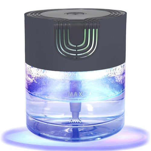 Air Purifier & Essential Oil Diffuser – LED Night Light for Home & Office