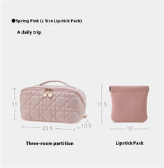 Portable Travel Carrying Makeup Bag - Trending Tina