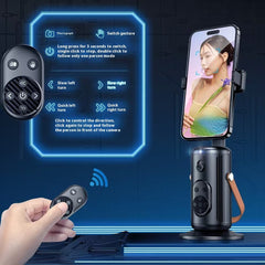 smart AI face recognition mobile selfie stand
